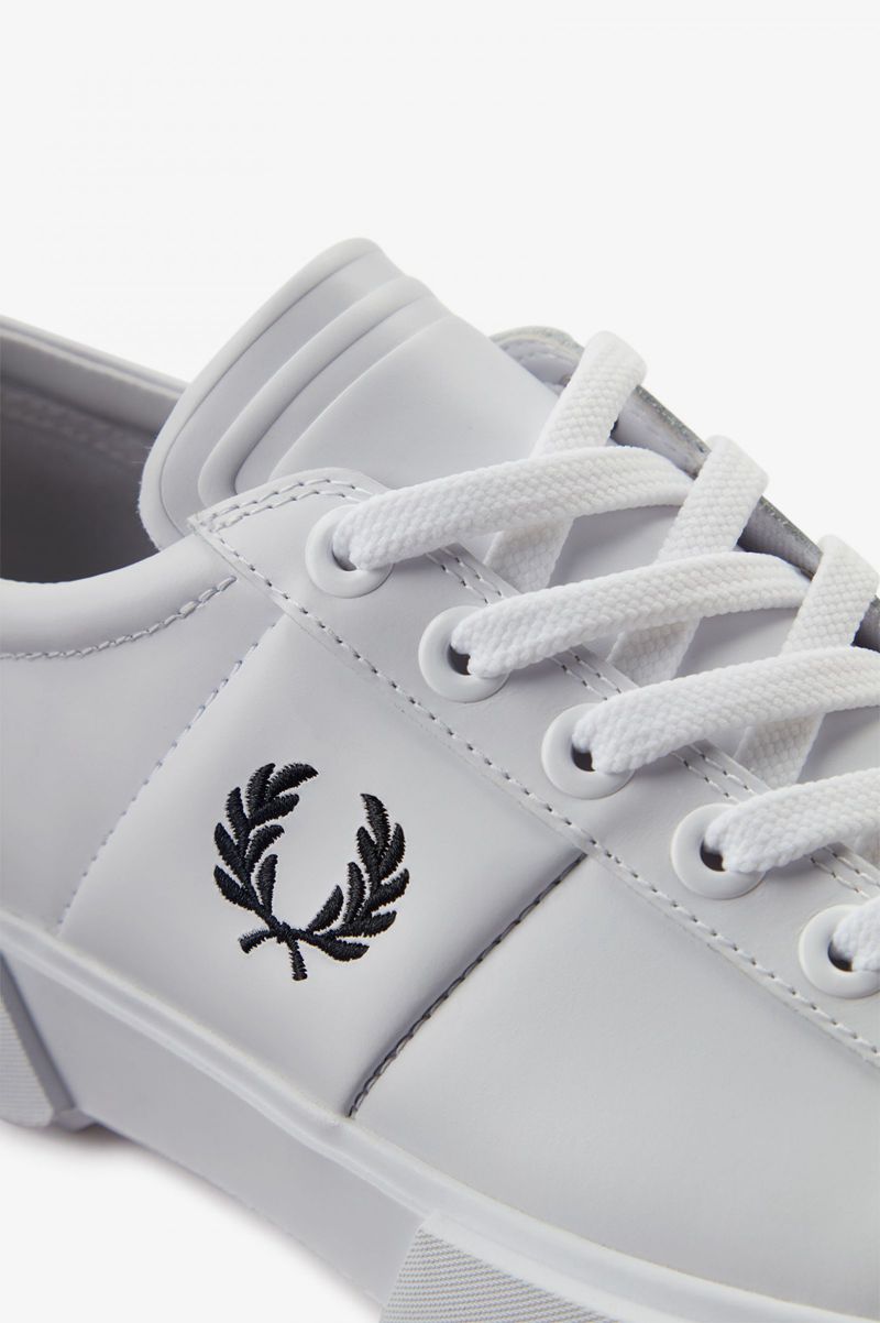 Men's Fred Perry Exmouth Shoes White | 0279513-FZ