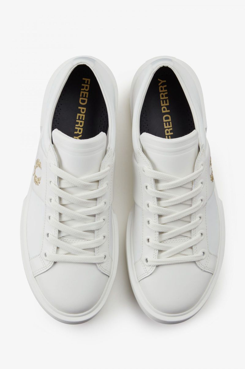 Men's Fred Perry Exmouth Shoes White | 8613907-UD