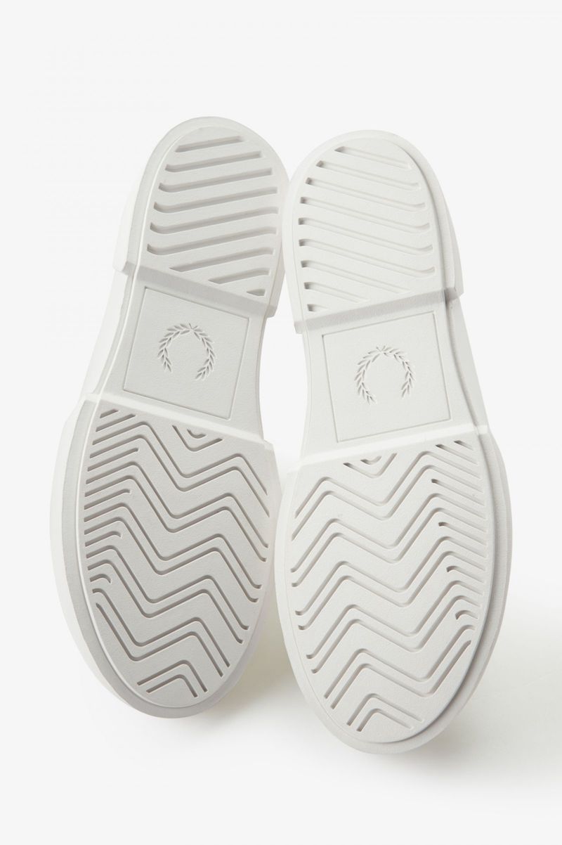 Men's Fred Perry Exmouth Shoes White | 8613907-UD