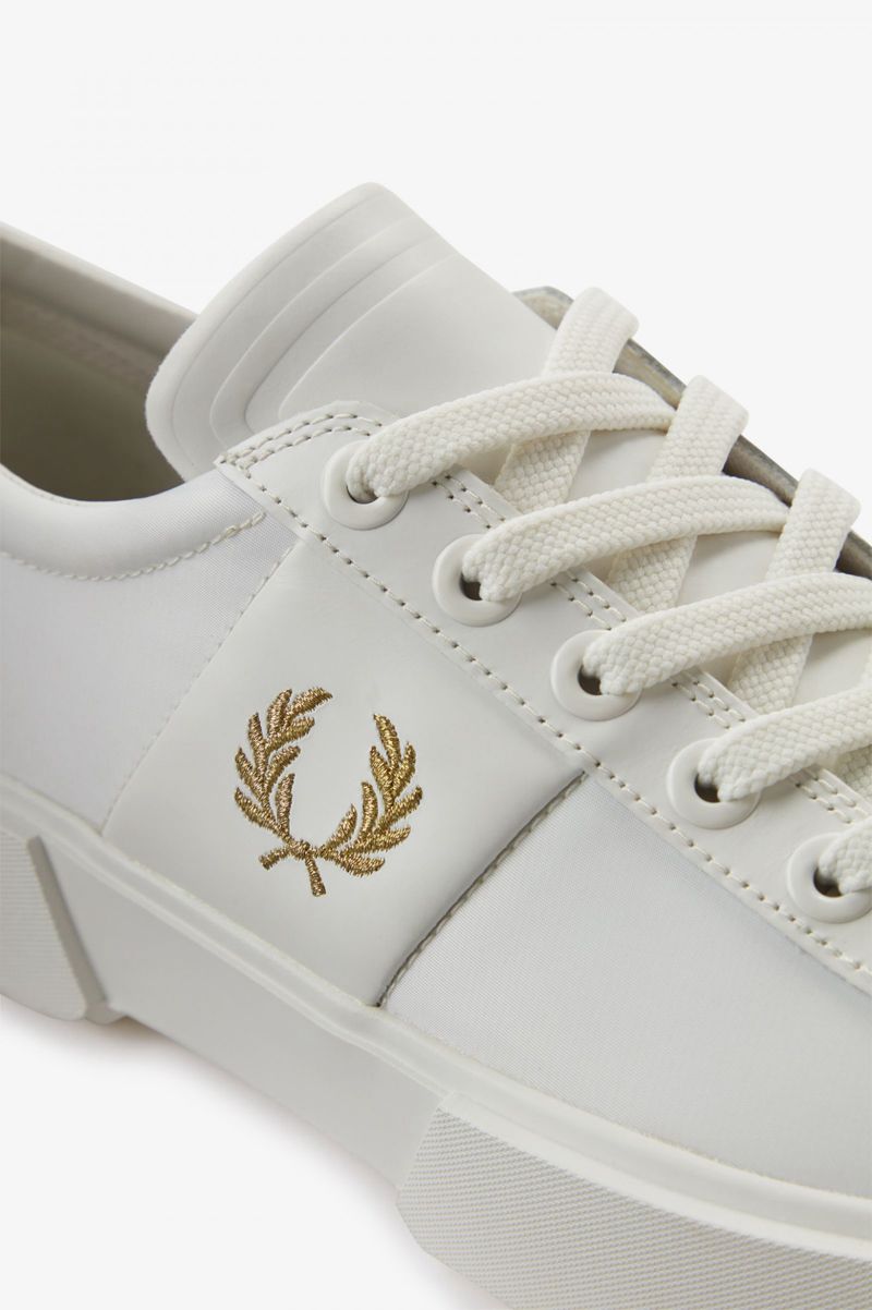 Men's Fred Perry Exmouth Shoes White | 8613907-UD