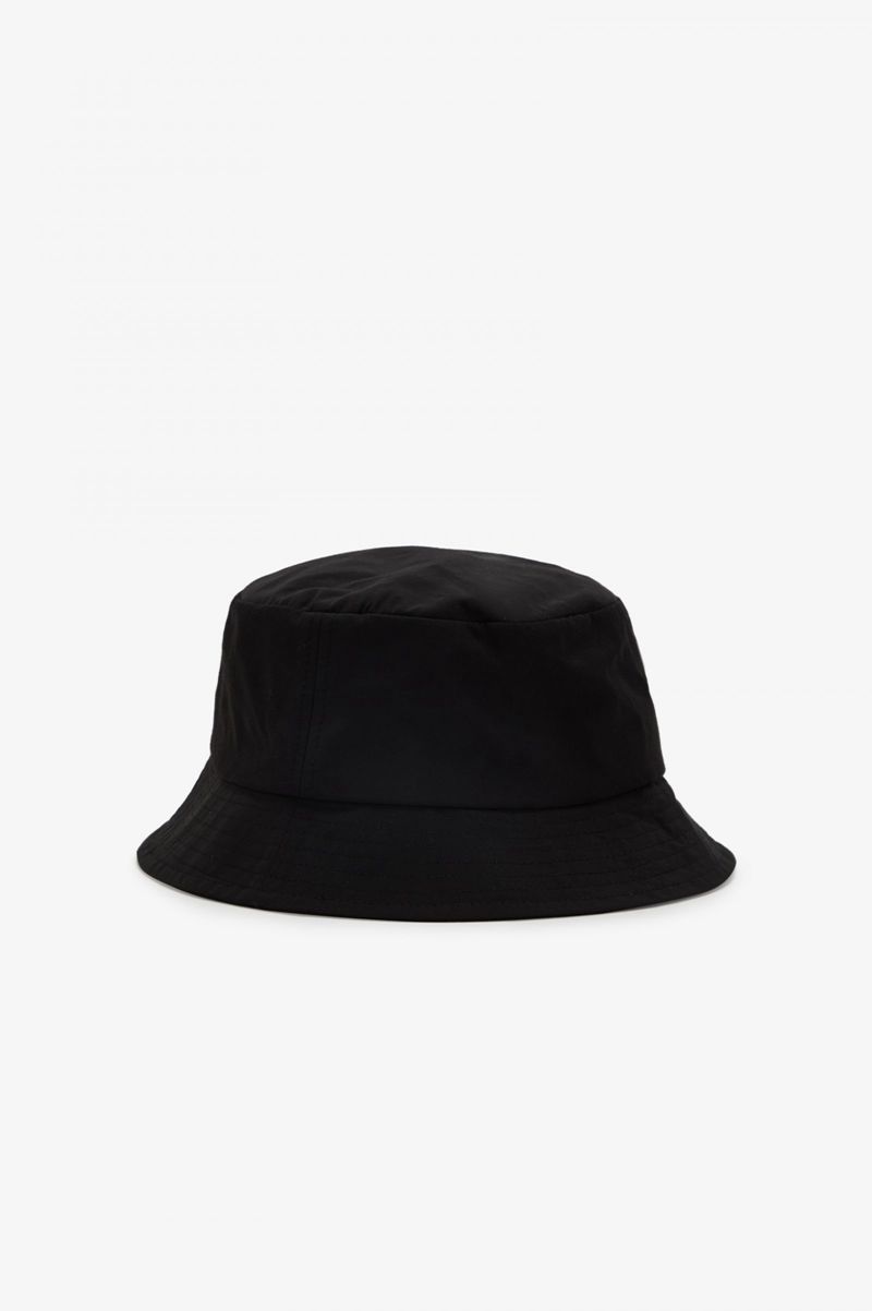 Men's Fred Perry Graphic Print Bucket Hats Black | 2594671-UB