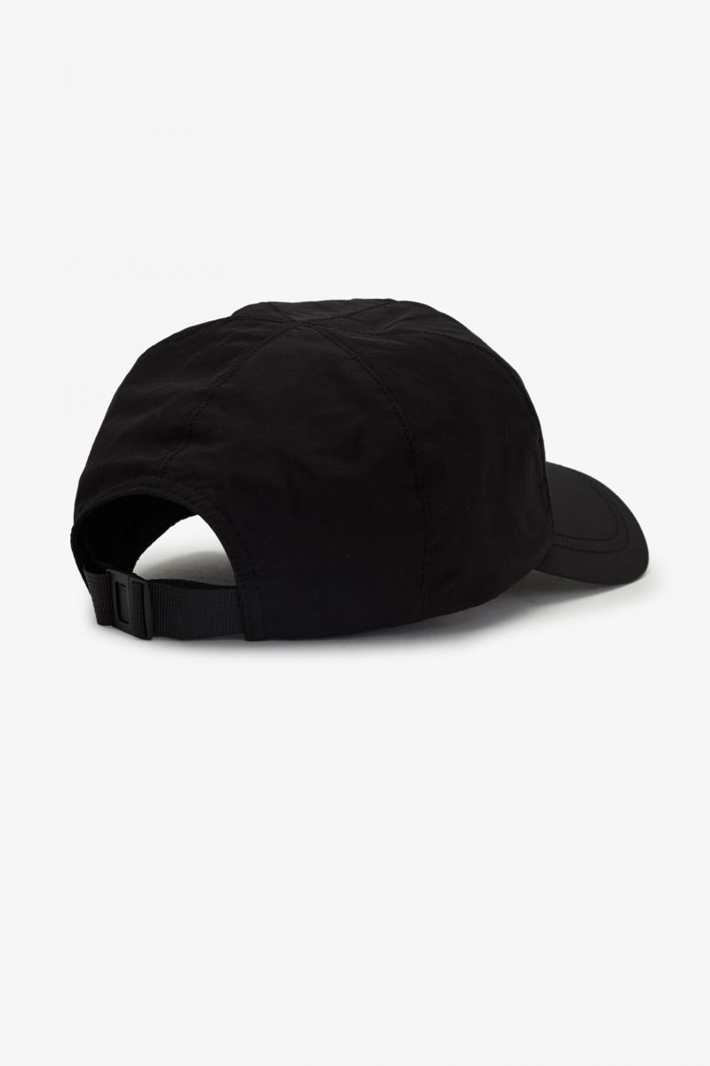 Men's Fred Perry Graphic Print Hats Black | 9451302-WK