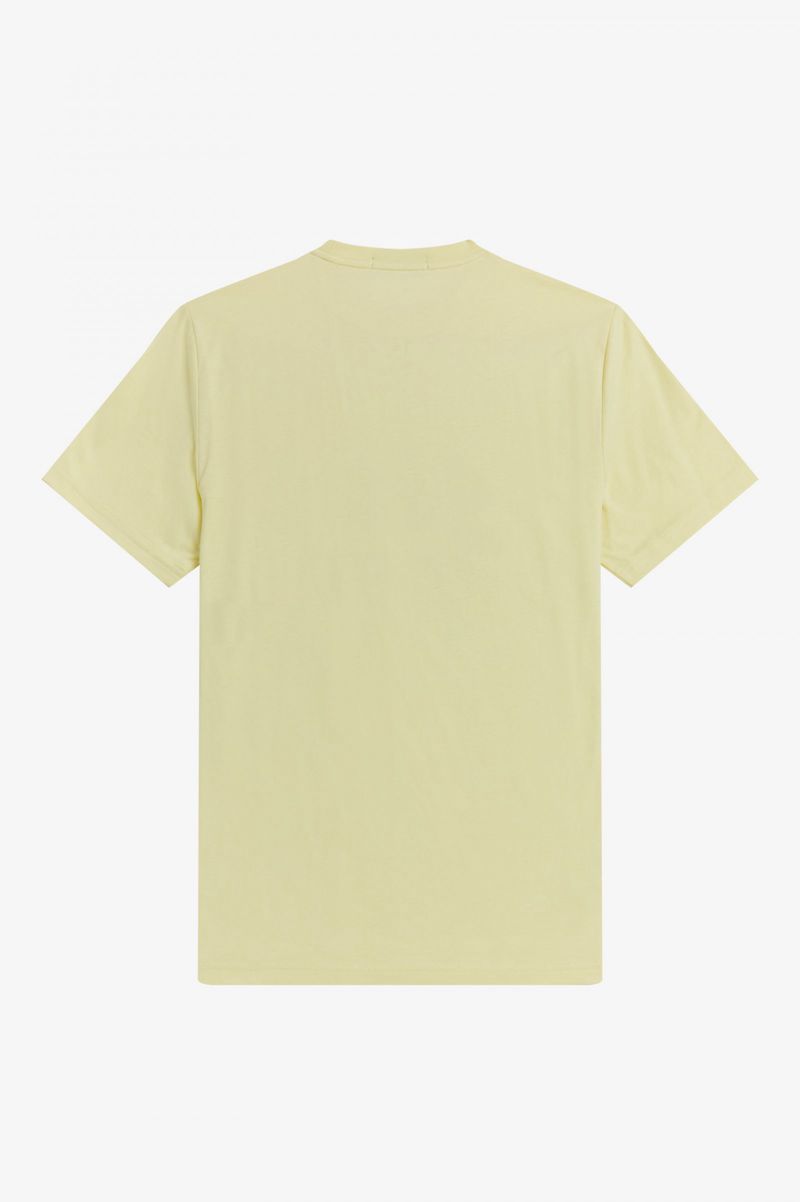 Men's Fred Perry Graphic T-Shirts Green | 2041389-EM