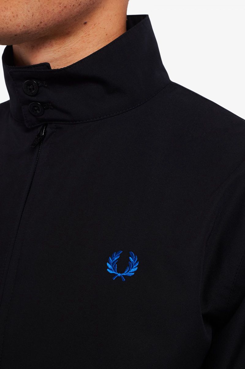 Men's Fred Perry J2837 Jackets Black | 4371826-KA