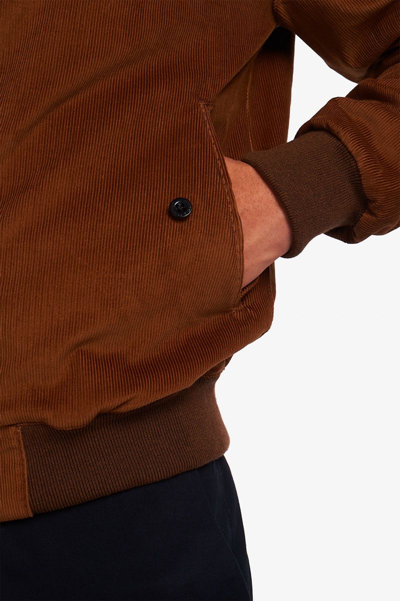 Men's Fred Perry J2847 Jackets Brown | 2951807-HB