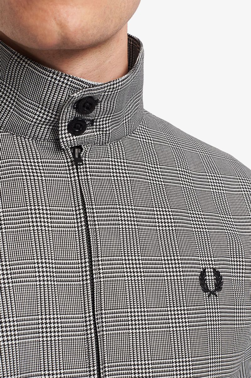 Men's Fred Perry J3827 Jackets Black | 1463298-SF