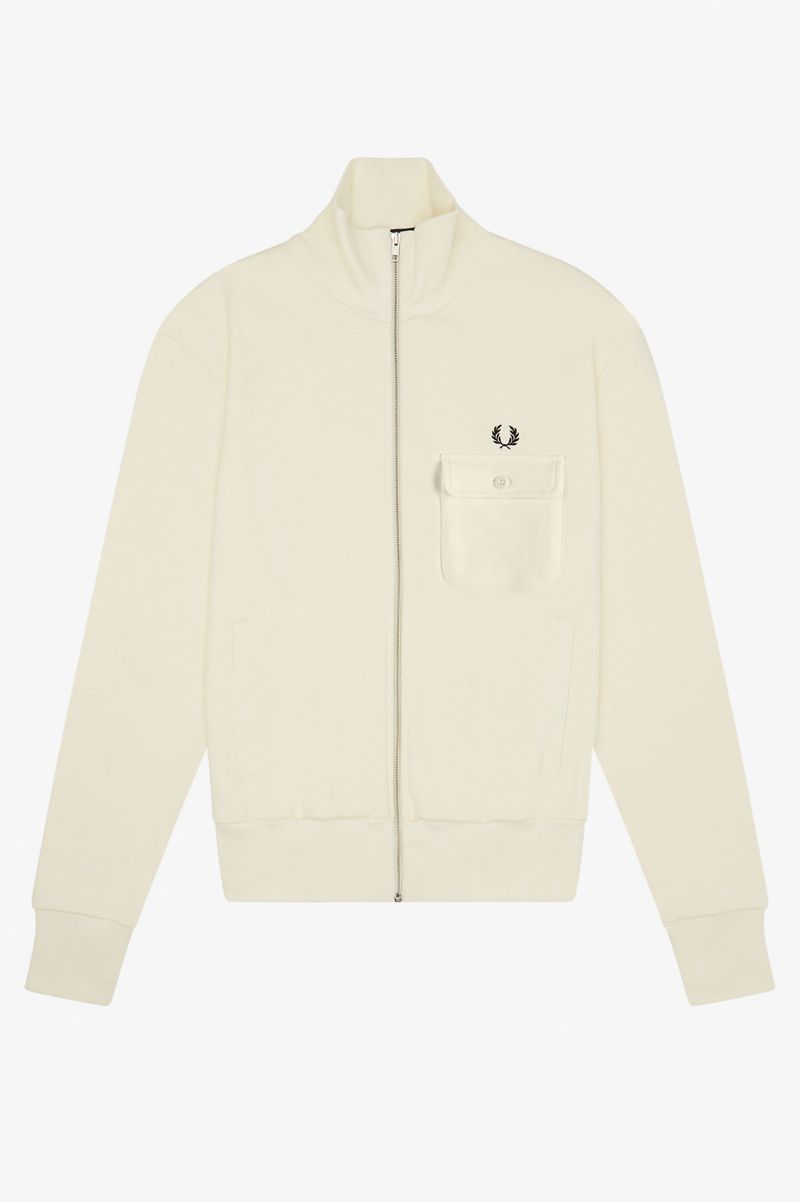 Men's Fred Perry J3833 Jackets White | 1430972-FH