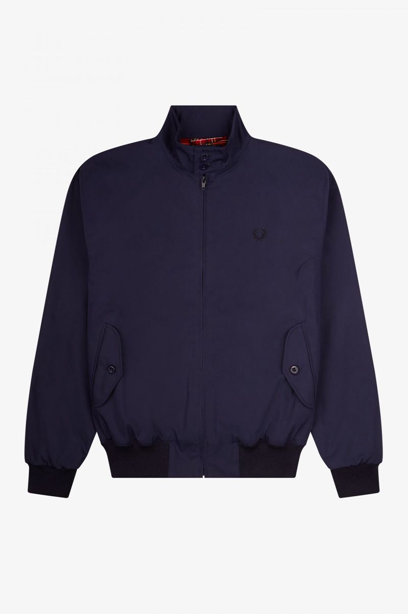 Men's Fred Perry J7320 Jackets Navy | 5823169-IJ