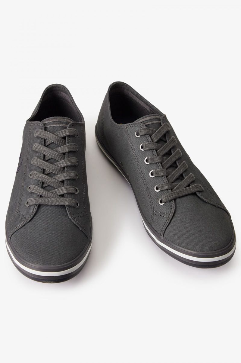 Men's Fred Perry Kingston Shoes Black | 1695270-GM