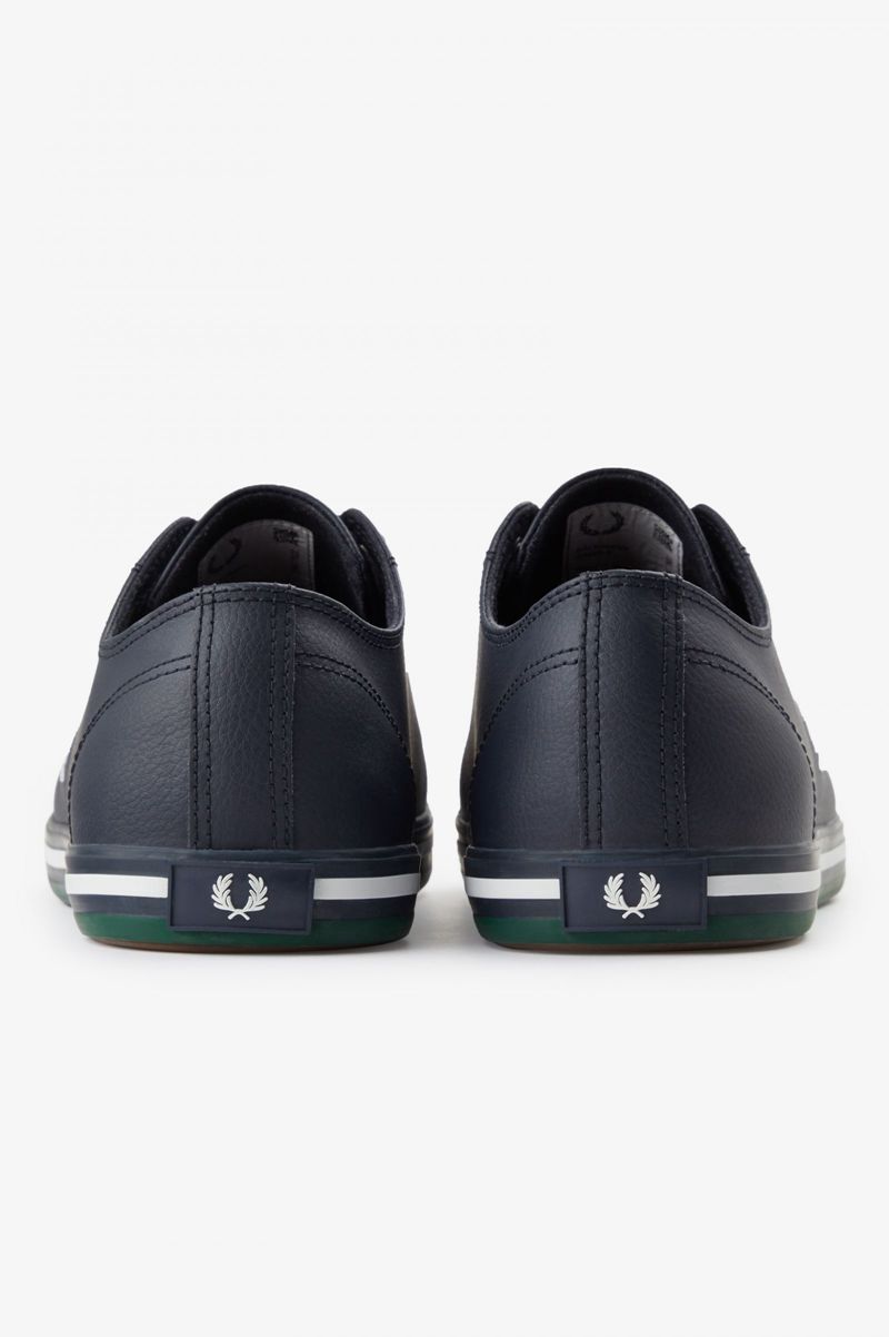 Men's Fred Perry Kingston Shoes Navy | 9630172-YM