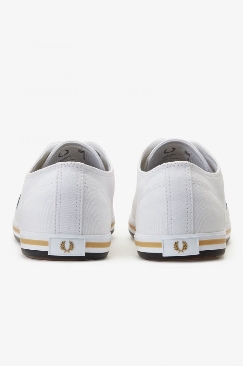 Men's Fred Perry Kingston Shoes White | 0169472-HG