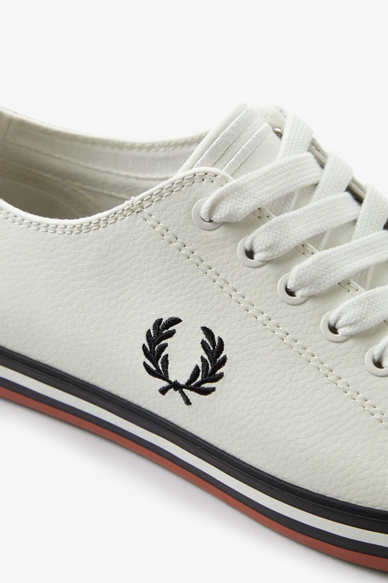 Men's Fred Perry Kingston Shoes White | 2754913-EH