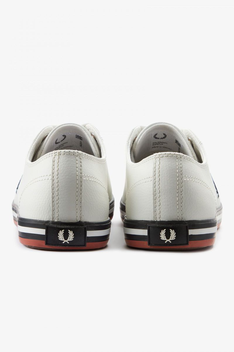 Men's Fred Perry Kingston Shoes White | 2754913-EH