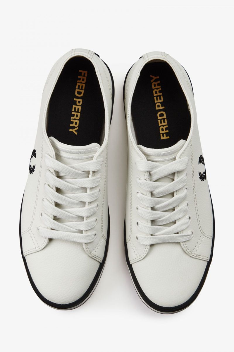 Men's Fred Perry Kingston Shoes White | 2754913-EH