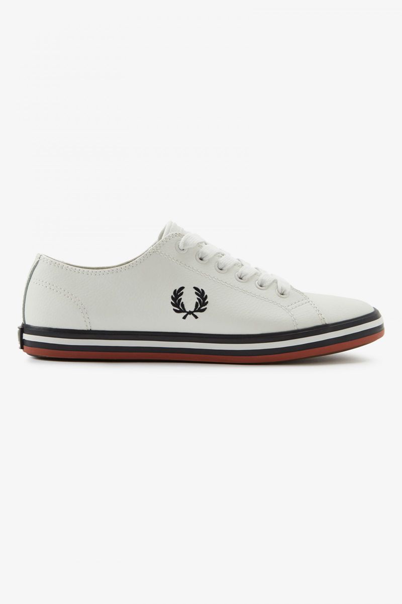 Men\'s Fred Perry Kingston Shoes White | 2754913-EH