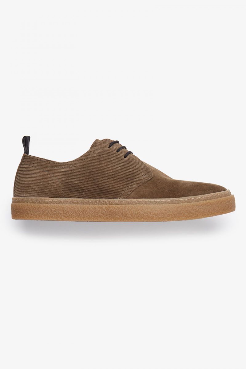 Men\'s Fred Perry Linden Shoes Bronze | 7018345-UI