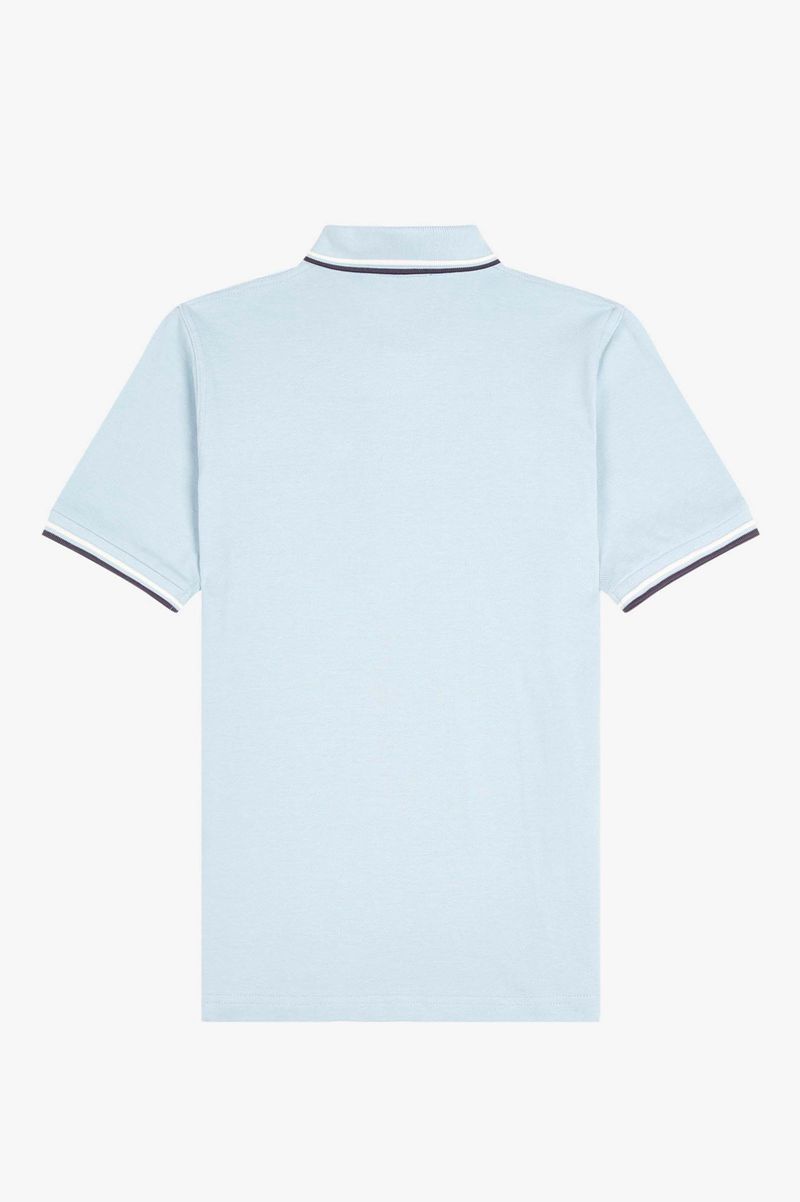 Men's Fred Perry M12 Polo Shirts Blue | 1920654-RN