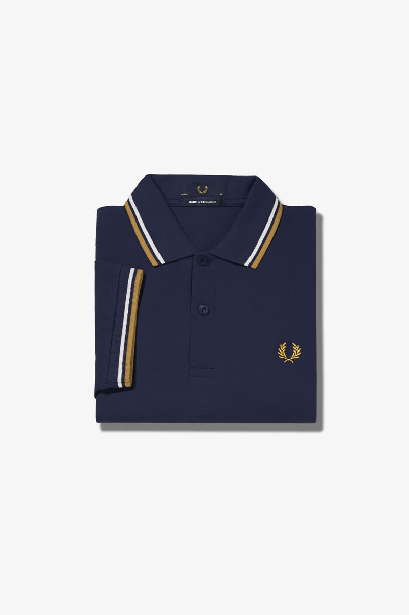 Men's Fred Perry M12 Polo Shirts Dark Grey | 9075312-UB