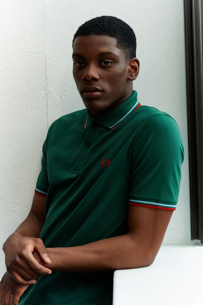 Men's Fred Perry M12 Polo Shirts Green | 3491578-DL