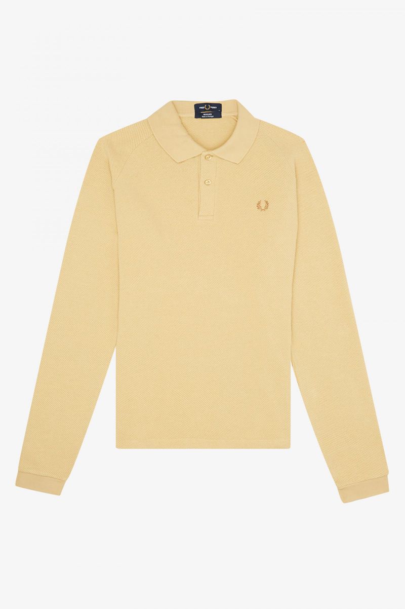 Men's Fred Perry M1814 Polo Shirts Yellow | 3489016-IS