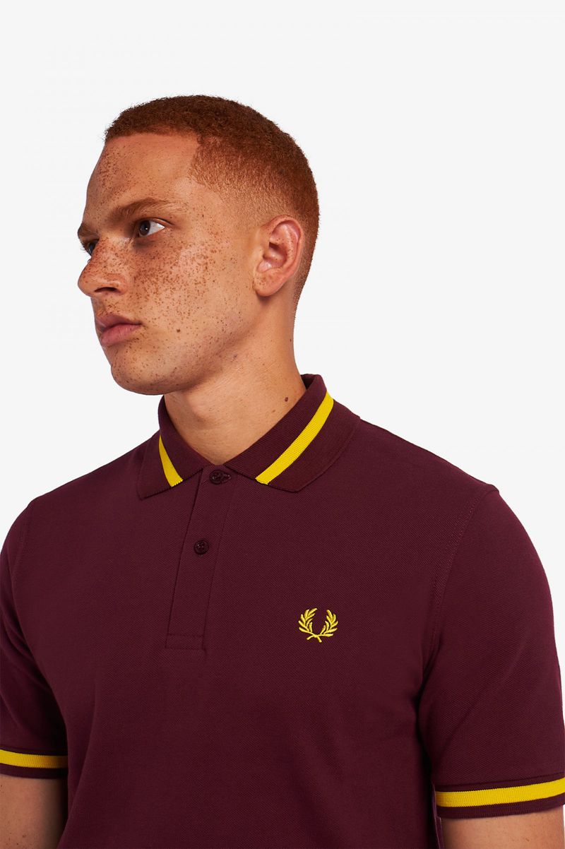 Men's Fred Perry M2 Polo Shirts Red | 3465209-ZO