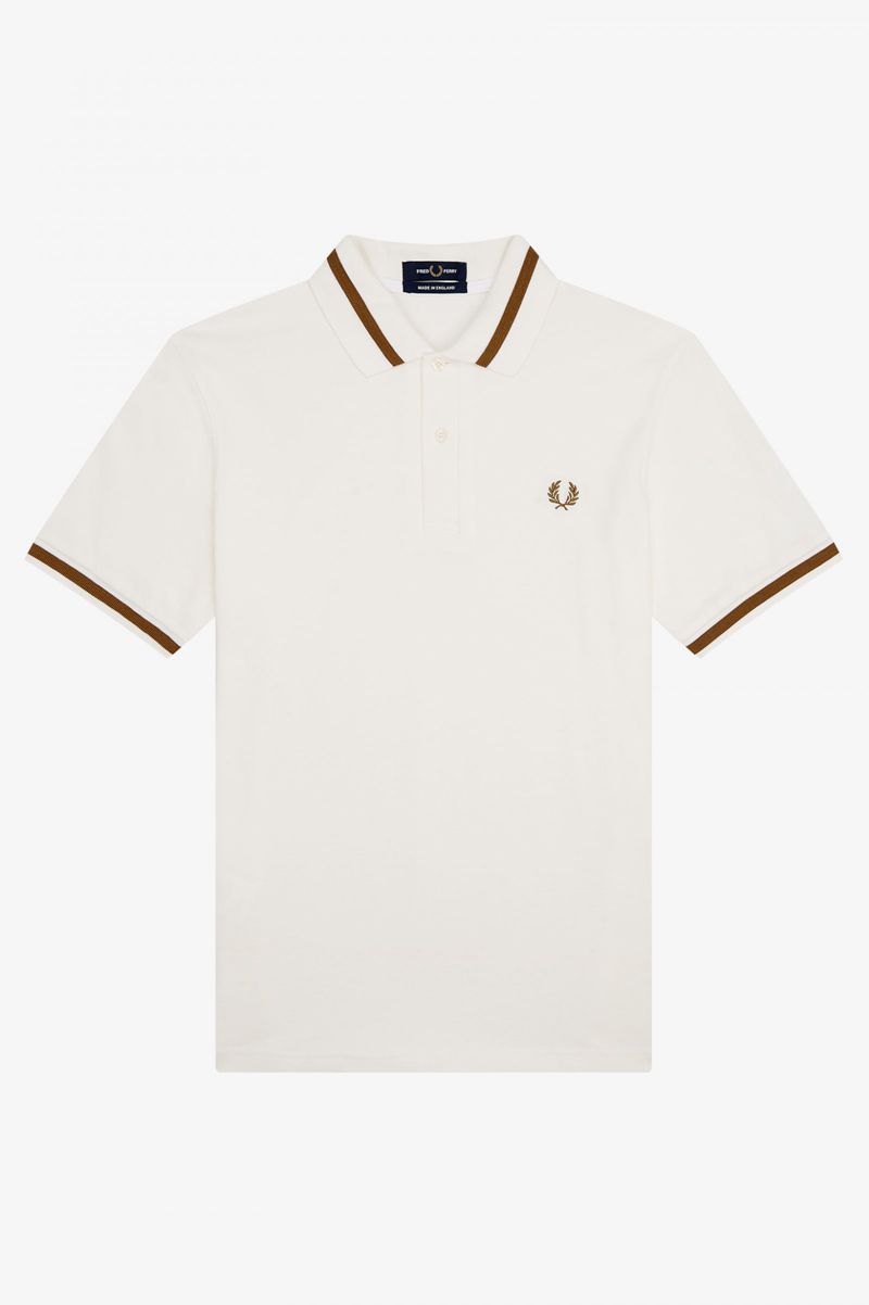 Men's Fred Perry M2 Polo Shirts White | 8972614-NU