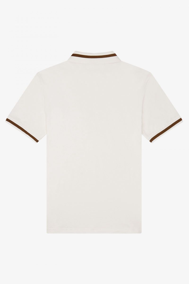 Men's Fred Perry M2 Polo Shirts White | 8972614-NU