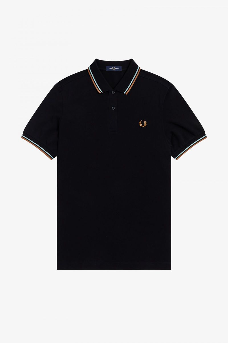 Men's Fred Perry M3600 Polo Shirts Black | 3275908-EG