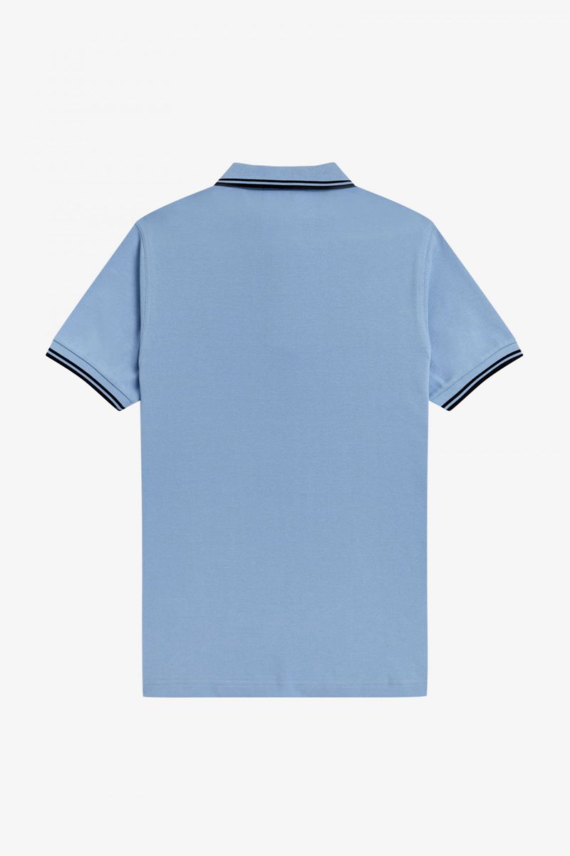 Men's Fred Perry M3600 Polo Shirts Blue | 2850376-UM