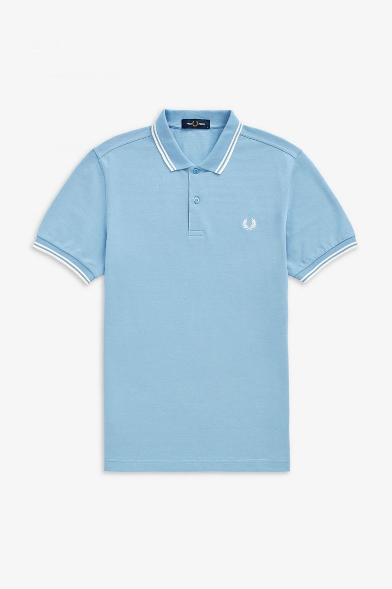 Men's Fred Perry M3600 Polo Shirts Blue | 5042368-YC