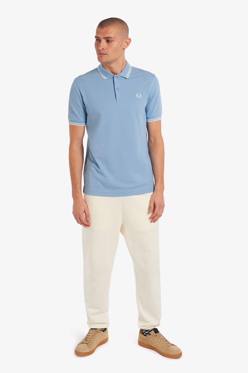 Men's Fred Perry M3600 Polo Shirts Blue | 5042368-YC