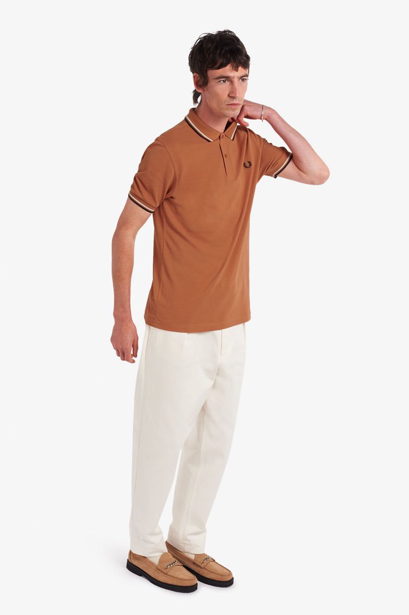 Men's Fred Perry M3600 Polo Shirts Bronze | 2960385-GZ