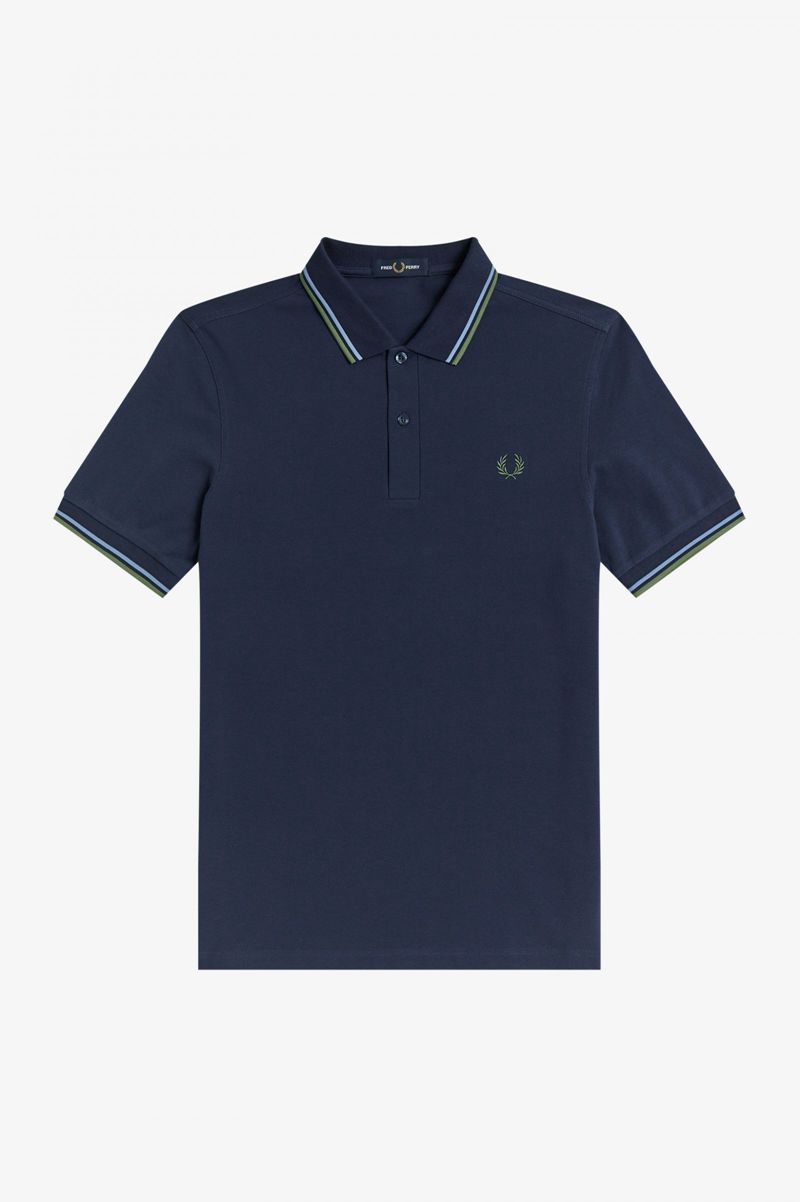 Men's Fred Perry M3600 Polo Shirts Dark Grey | 3618709-KN