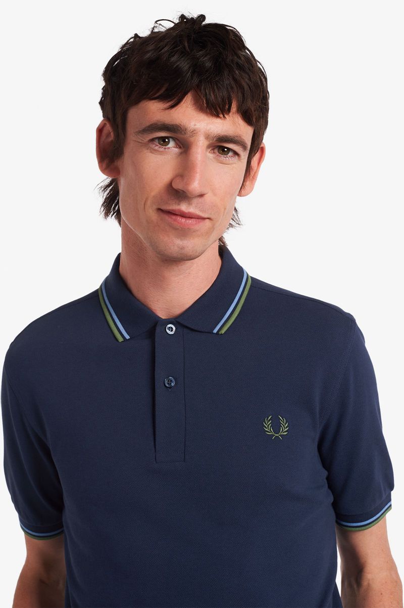 Men's Fred Perry M3600 Polo Shirts Dark Grey | 3618709-KN