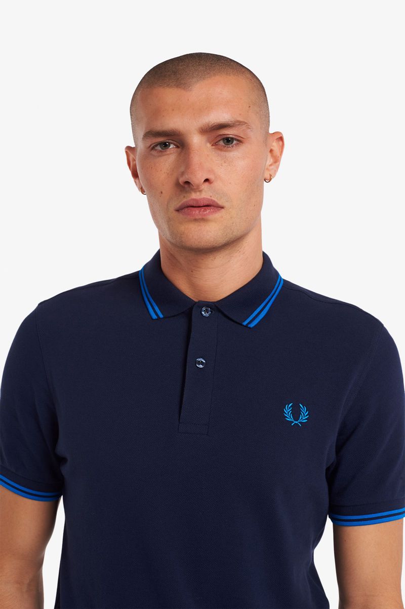 Men's Fred Perry M3600 Polo Shirts Dark Grey | 5390417-JU