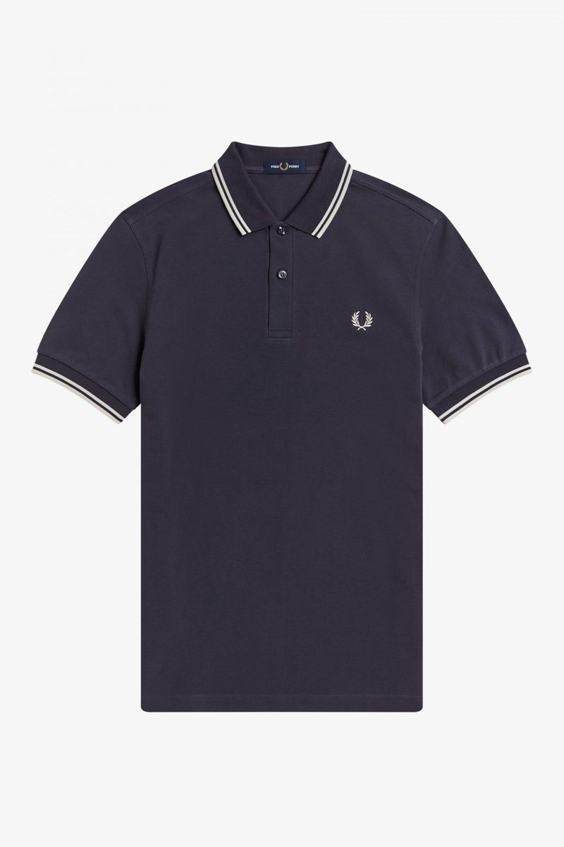 Men's Fred Perry M3600 Polo Shirts Deep Grey | 4527163-FA