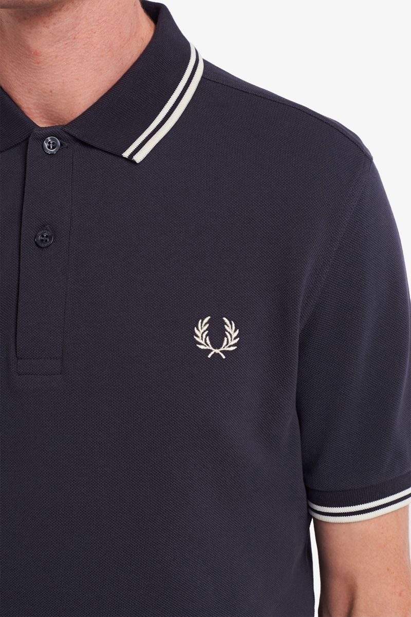 Men's Fred Perry M3600 Polo Shirts Deep Grey | 4527163-FA