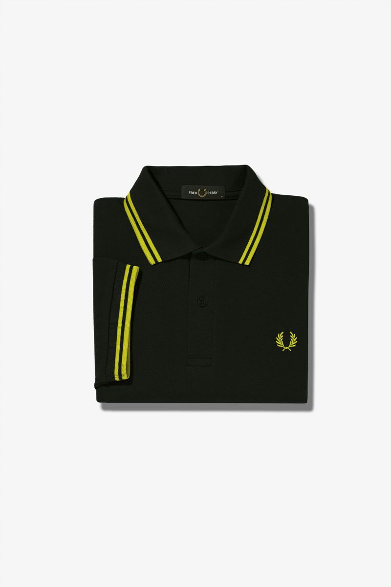 Men's Fred Perry M3600 Polo Shirts Green | 0874195-QJ