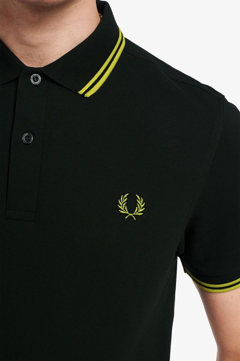 Men's Fred Perry M3600 Polo Shirts Green | 0874195-QJ