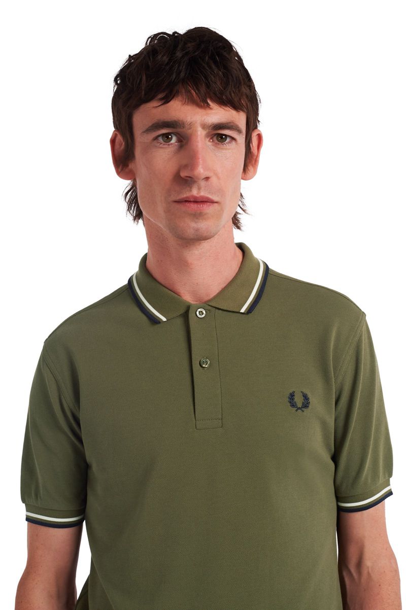 Men's Fred Perry M3600 Polo Shirts Green | 1260379-UI