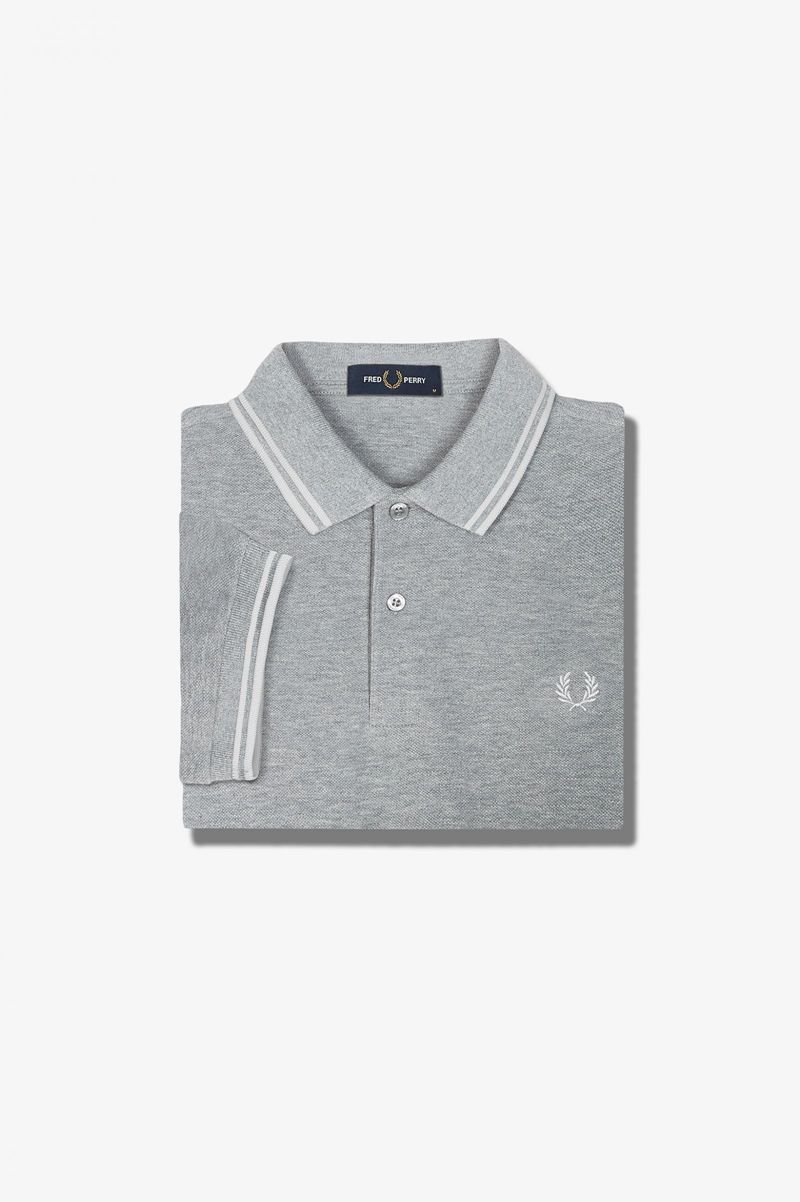 Men's Fred Perry M3600 Polo Shirts Grey | 3945021-EU