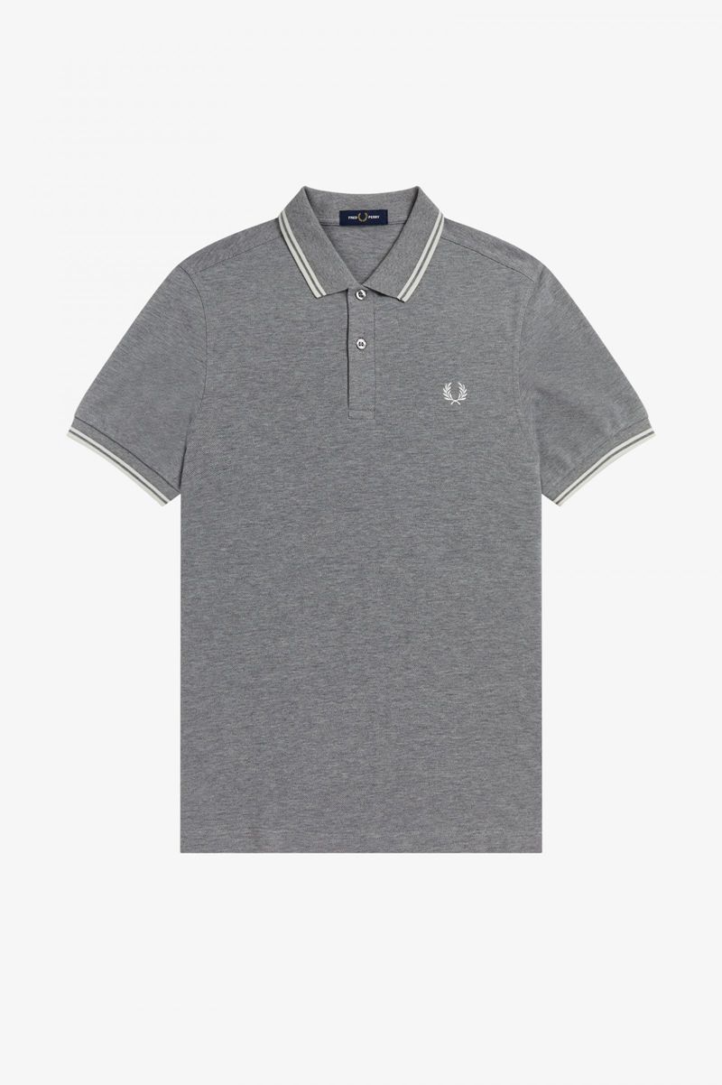 Men's Fred Perry M3600 Polo Shirts Grey | 3945021-EU