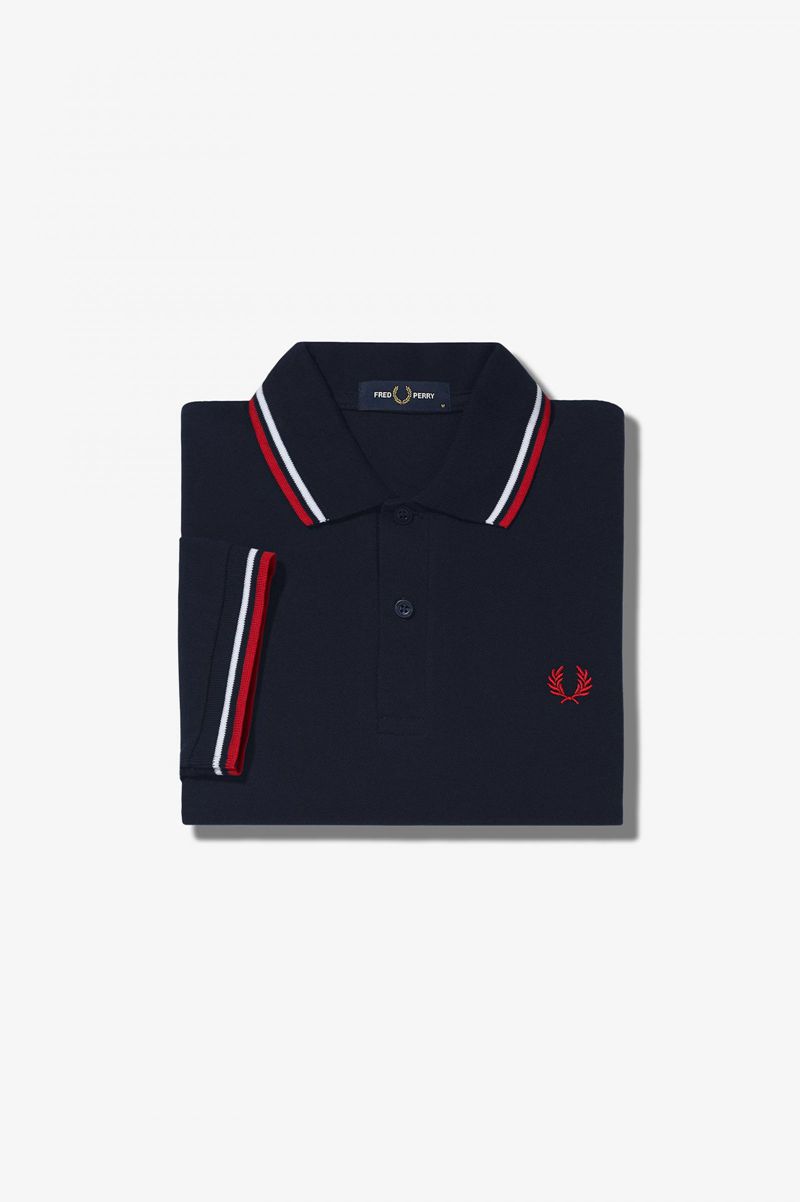 Men's Fred Perry M3600 Polo Shirts Navy | 9487120-NK