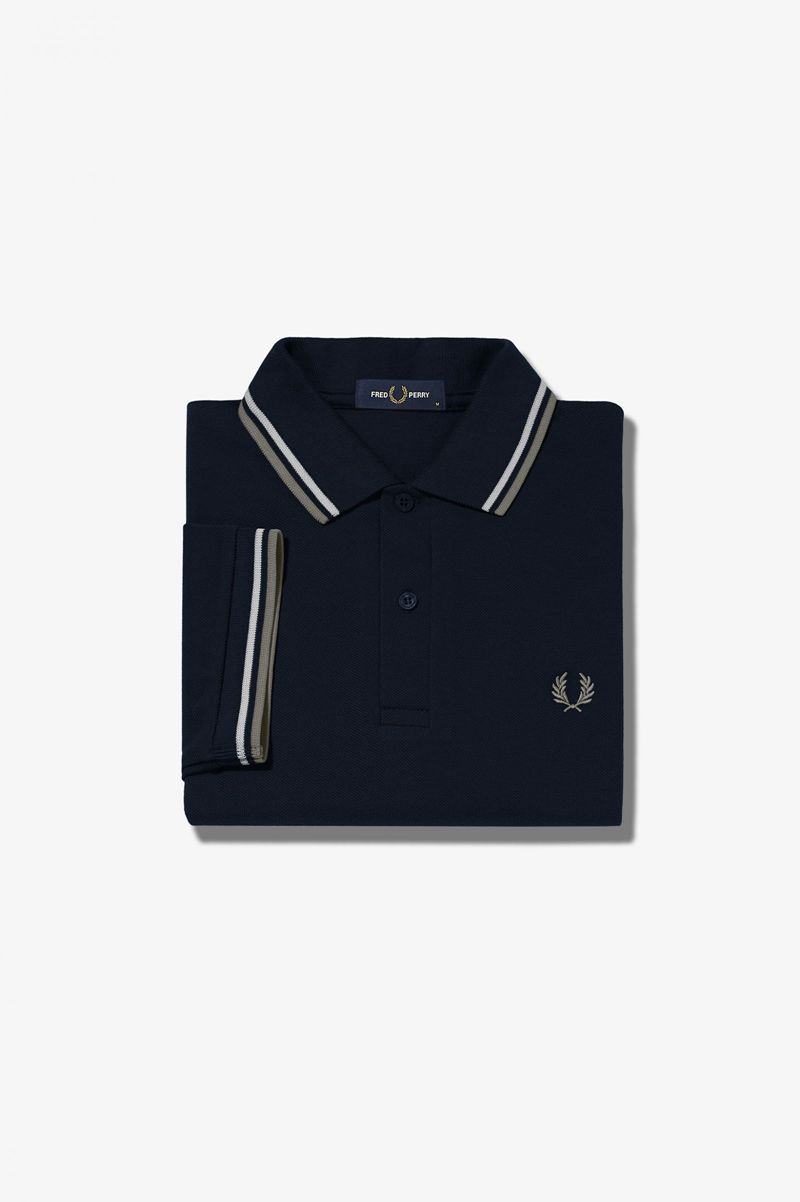 Men's Fred Perry M3600 Polo Shirts Navy | 9874305-YS