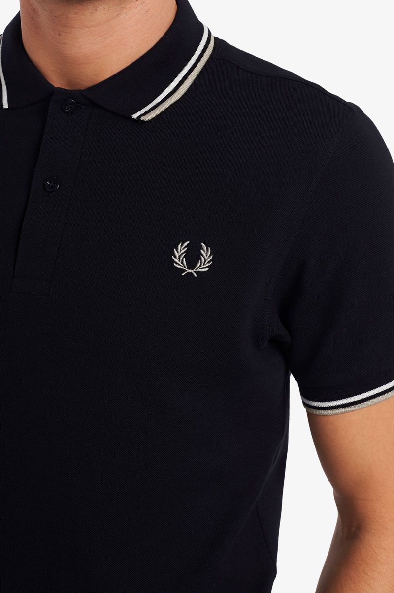 Men's Fred Perry M3600 Polo Shirts Navy | 9874305-YS