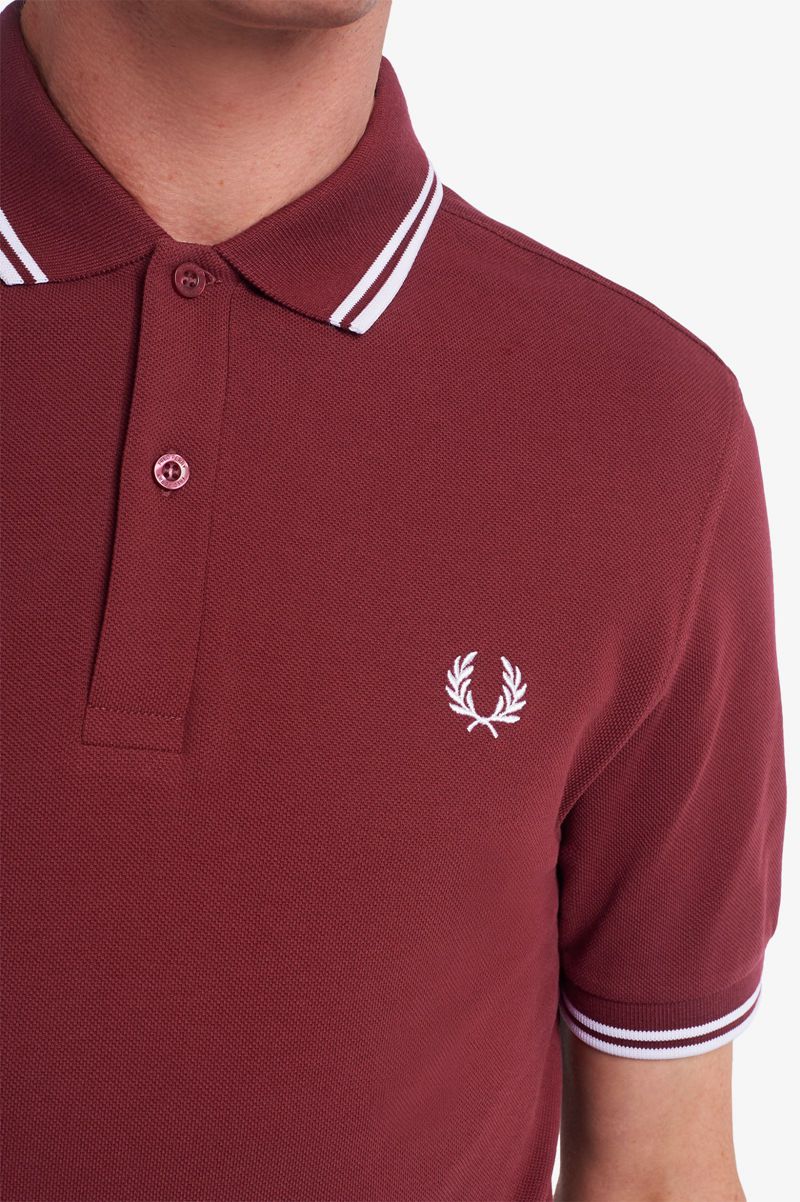 Men's Fred Perry M3600 Polo Shirts Red | 5692418-EN