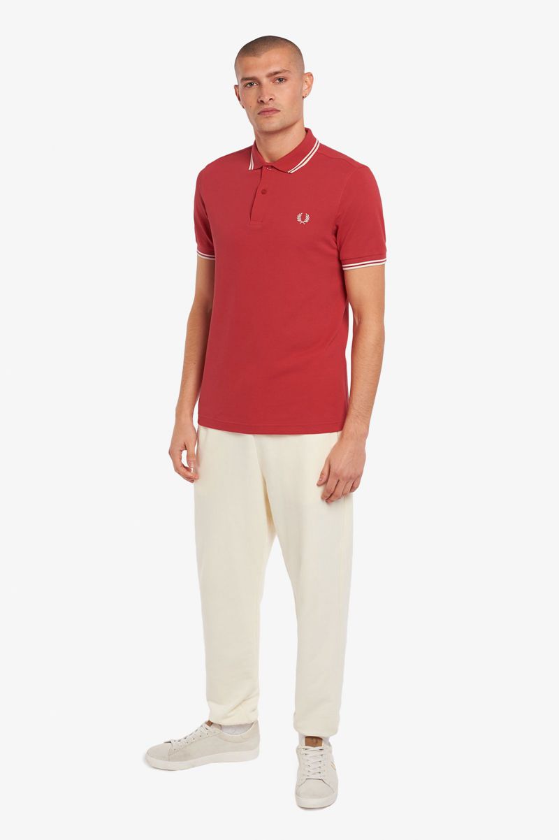 Men's Fred Perry M3600 Polo Shirts Red | 6782901-IW