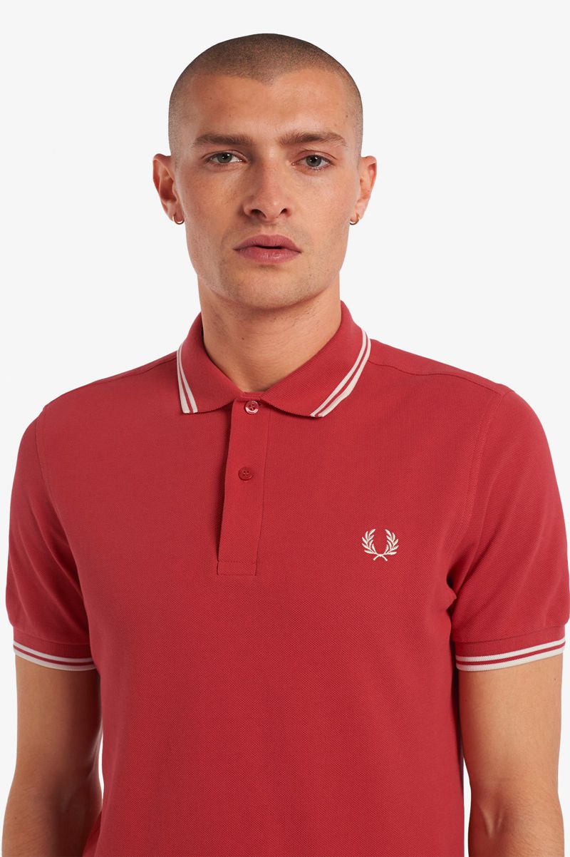 Men's Fred Perry M3600 Polo Shirts Red | 6782901-IW