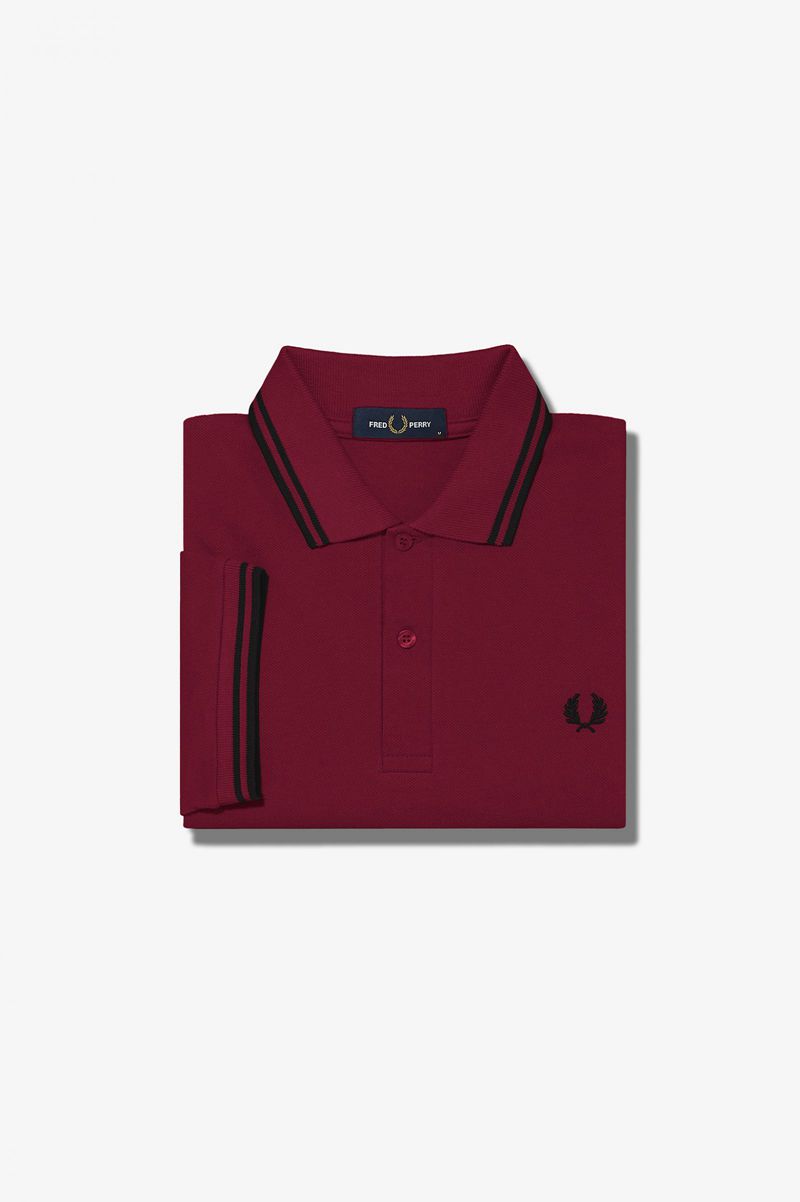 Men's Fred Perry M3600 Polo Shirts Red | 7819364-UJ