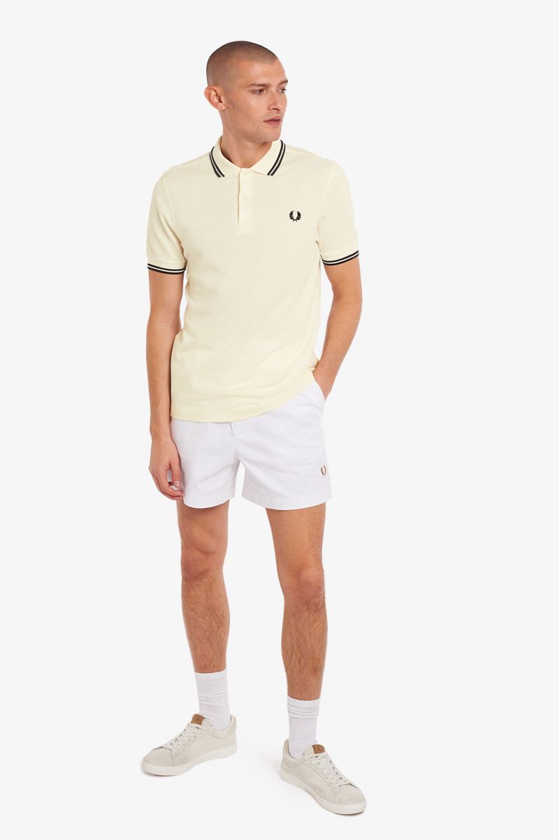 Men's Fred Perry M3600 Polo Shirts White | 5649730-XR